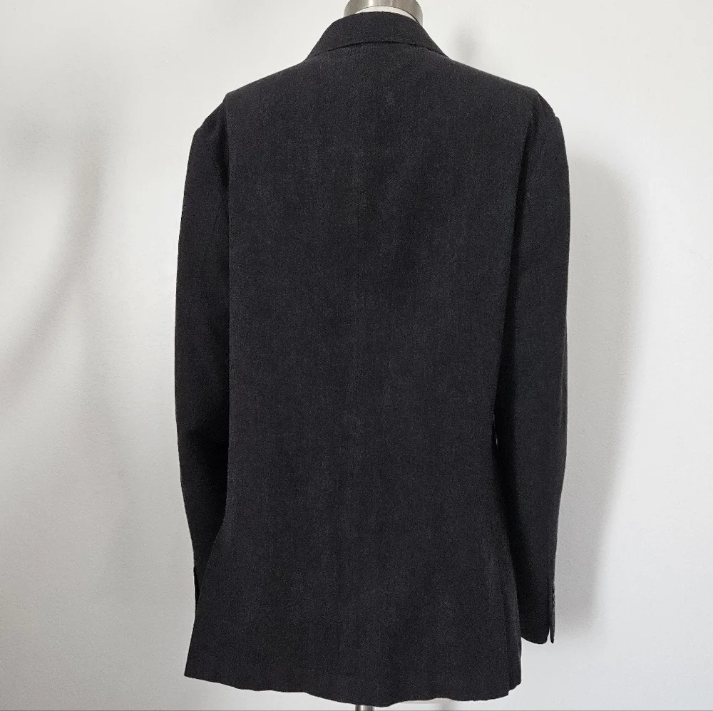 Banana Republic Modern Slim Fit Wool Blend Blazer Jacket In Charcoal